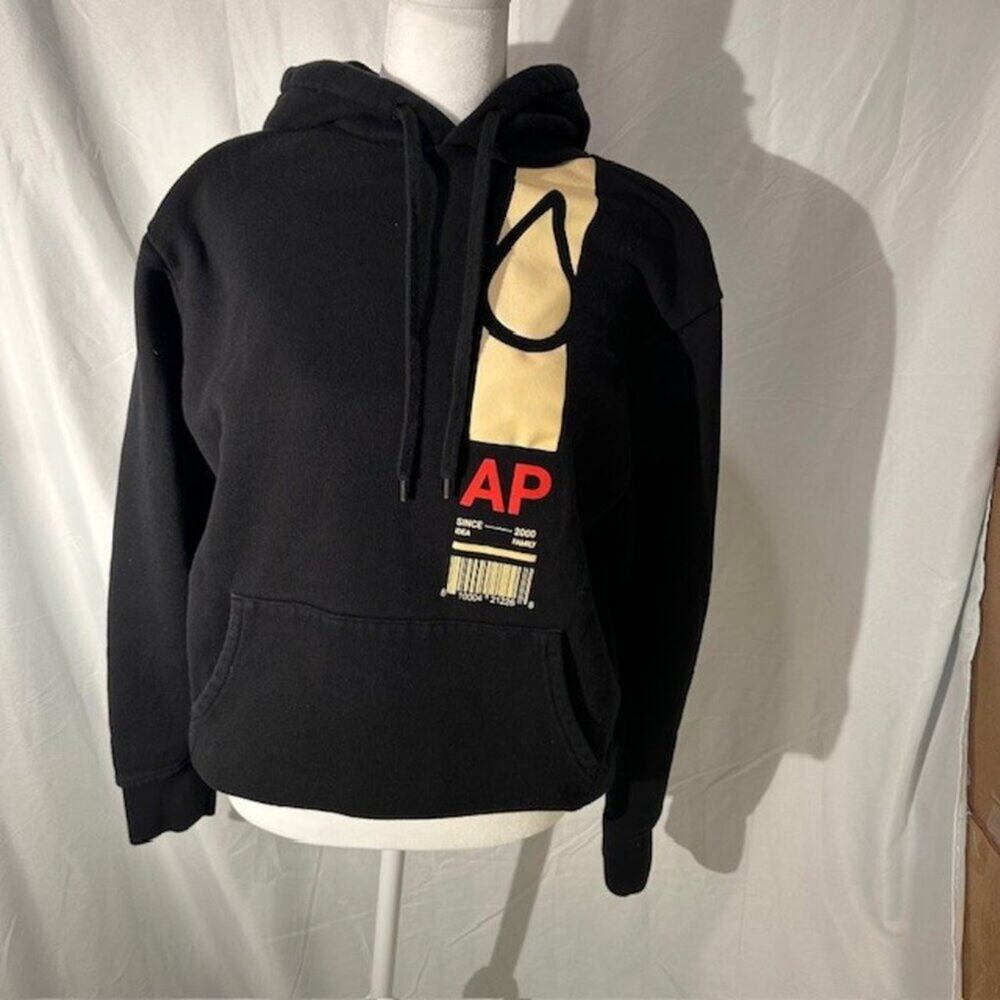 Adams Polishes Black Yellow Red Pullover Hoodie Size Medium NEW Car Care Apparel